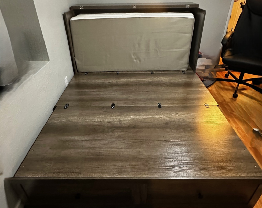 AMERLIFE Queen Murphy Bed Cabinet