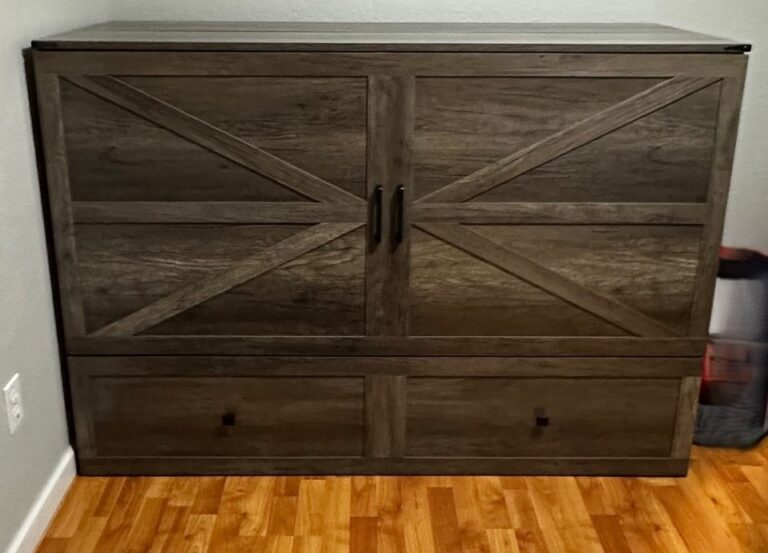 Amerlife Queen Murphy Bed Caminet