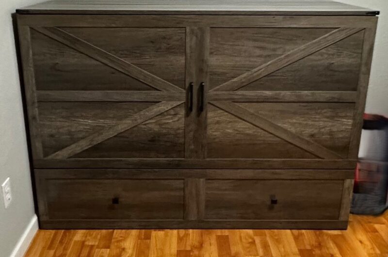 Amerlife Queen Murphy Bed Caminet